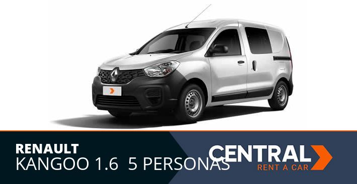Alquiler de Autos RENAULT KANGOO 1.6  5 Personas Rent a Car