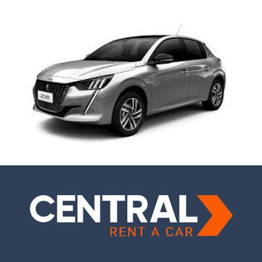 Alquiler de autos Peugeot 208 automático Central Rent a Car